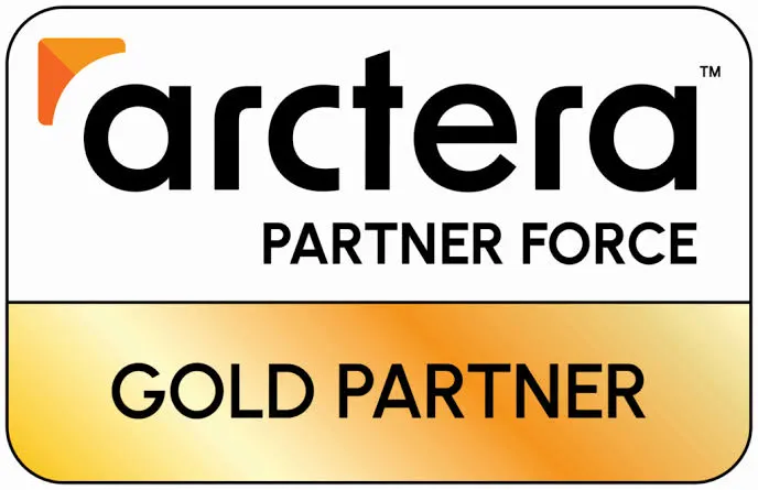 شارة Arctera Partner Force Gold Partner